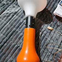Rara Lampada Vintage Space Age Arancio - Originale