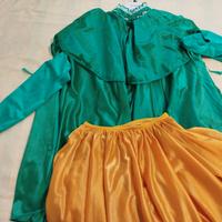 abito danza da verde e giallo 