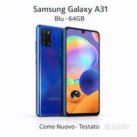 Samsung Galaxy A31 – Blu – 64GB – Testato