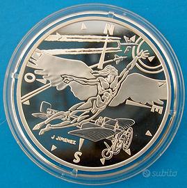 MILLENNIO 2000 ARGENTO ICARO VOLO CONQUISTA CIELO