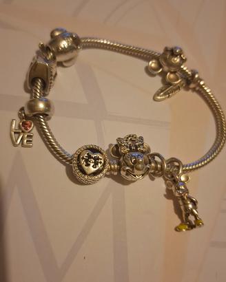 Bracciale Pandora Minney con charm vari Disney