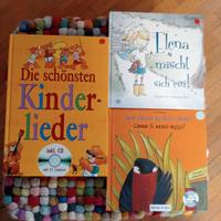 Libri illustrati con cd in tedesco per bambini. 