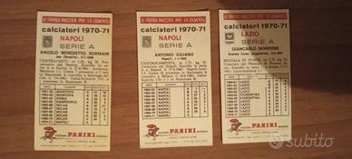 Lotto figurine calciatori Panini 1970/71