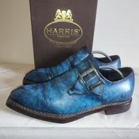 Scarpe Harris Blu Fibbia numero 44