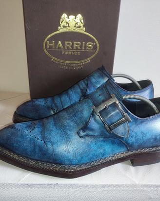 Scarpe Harris uomo  Blu Fibbia numero 44