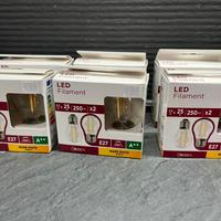 40 Lampadine Luci led E27 bianco caldo catenarie