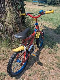 bicicletta Spiderman 14 pollici