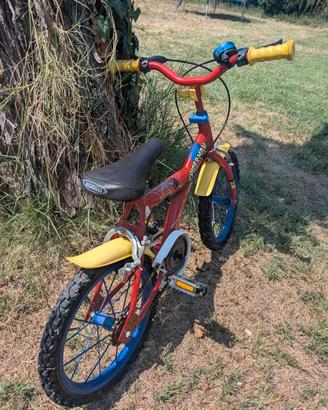 bicicletta Spiderman 14 pollici