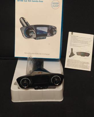 kit vivavoce auto lettore USB bluetooth 