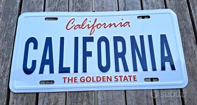 Targa vintage americana Stato della California