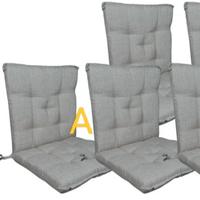 Set 2/4/6 cuscini con schienale 