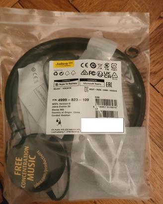 Cuffie cancellazione rumore Jabra Evolve 20 nuove