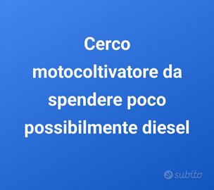 Motocoltivatore leggete bene giù