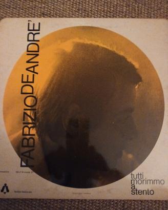 F. DE ANDRÉ-TUTTI MORIMMO A STENTO I° ED. 1968