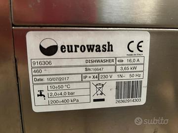 LAVASTOVIGLIE PROFESSIONALE PER RISTORANTE 