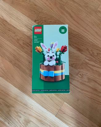 Lego coniglio cesto pasquale