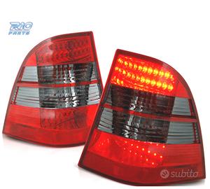 FANALI MERCEDES ML W163 98-05 LED ROSSO AFFUMICATO