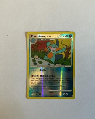 Carta pokemon holo Marshtomp