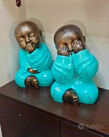 2 piccoli budda arredo