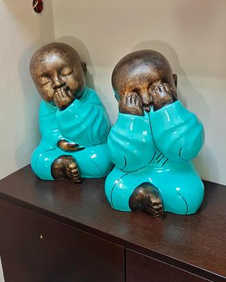 2 piccoli budda arredo