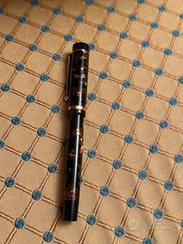 Penna Visconti marmorizzata marrone