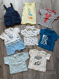 Lotto neonato 6-9 mesi 8pz