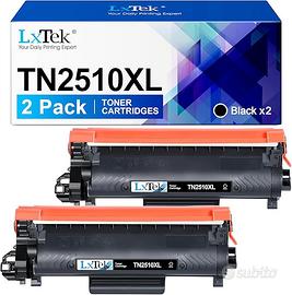LxTek TN2510XL TN2510 Compatibili per Brother TN-2