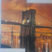 Quadro dipinto a mano su legno