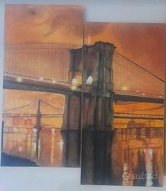 Quadro dipinto a mano su legno