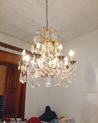 Lampadario retrò VETRO MURANO