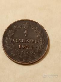 1 centesimo 1905 - Vittorio Emanuele II 