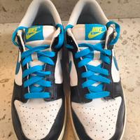 SCARPE NIKE JORDAN BIANCONERE-AZZURRE T.38.5 E15