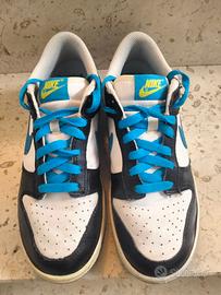 SCARPE NIKE JORDAN BIANCONERE-AZZURRE T.38.5 E15