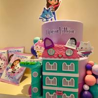 Torta bambole Gabby (Gabby's Dollhouse) + Gadget