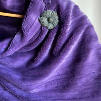 Stola ecopelliccia viola RENATO  BALESTRA Vintage