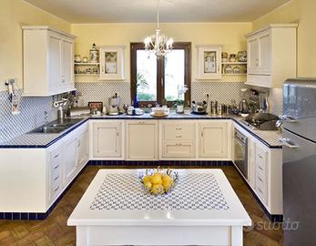 Cucina completa finta muratura