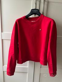 Felpa rossa Calvin Klein