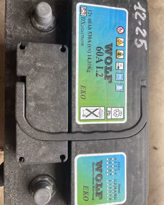 Batteria Auto WOLF EKO 12V 60Ah 530A
