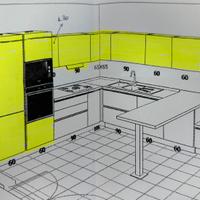 Cucina LUBE moderna pensili