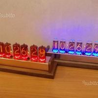 Orologio " Vintage style " con nixie