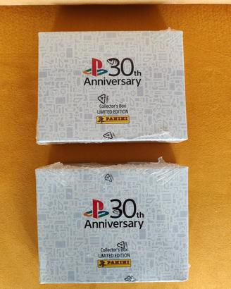 2 box PANINI 30th Anniversario Sony PLAYSTATION 