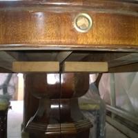Tavolo antico, tondo allungabile