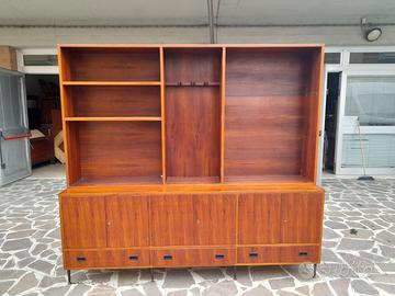 Sideboard con libreria in palissandro anni '60