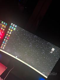 monitor curvo 240hz 24 pollici
