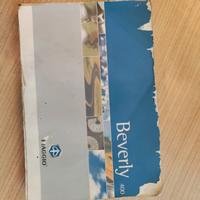 Libretto uso e manutenzione originale piaggio beve