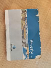 Libretto uso e manutenzione originale piaggio beve