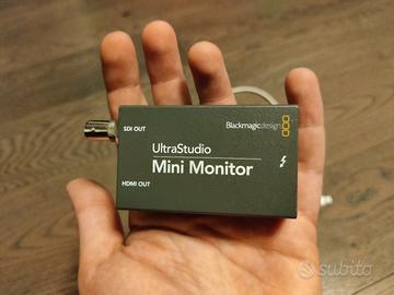 Black magic ultra studio mini monitor + Cavi
