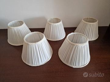 5  paralumi  ricambi  per lampadari lumi