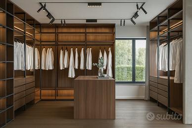 Cabina Armadio Accessoriata + letto / Come disegno