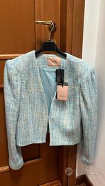 giacca corta in bouclé da donna di Twinset